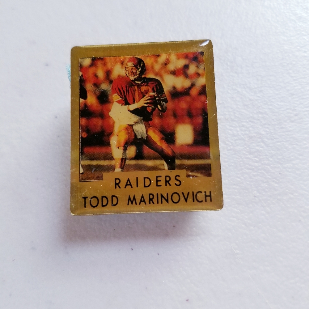 Todd Manovich Rookie NFL 1991 Tack Pin